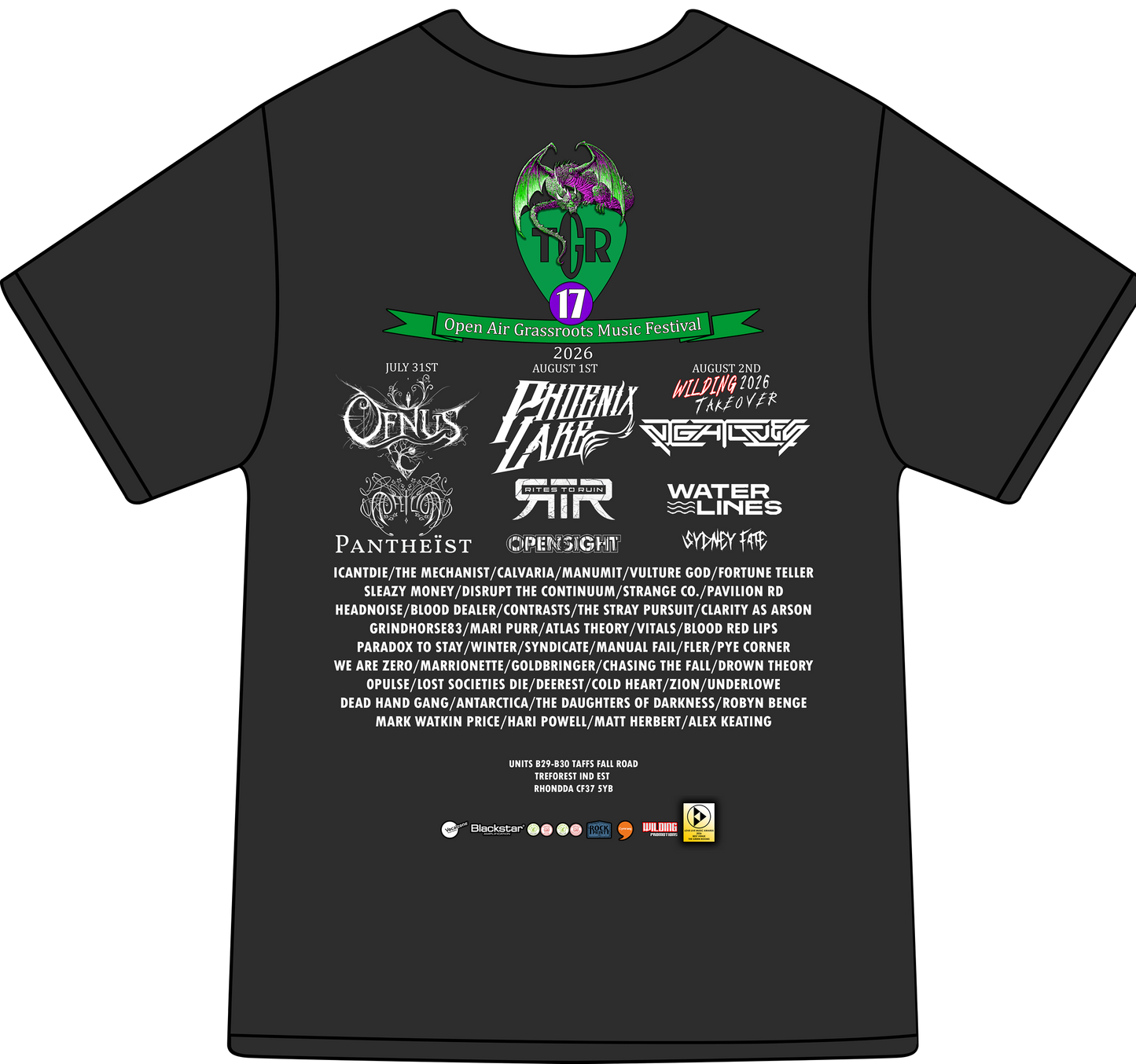Greenrooms 17th Anniversary Merch